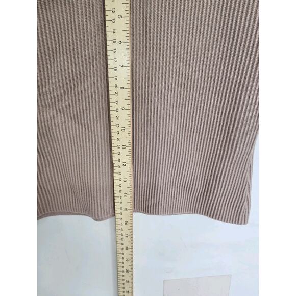 Marled Womens Ribbed Stretchy Fitted Tank Crop Top Cami XL Brown Casual Summer - Picture 4 of 6